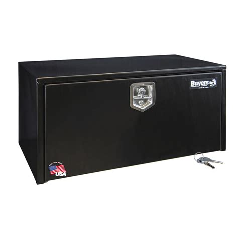 steel truck box detail|Buyers Products 18 in. x 18 in. x 36 in. Black Steel Underbody .